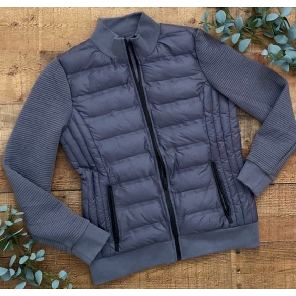 Marc New York Mixed Media Puffer Jacket - Size Small * wom112 - Picture 1 of 8